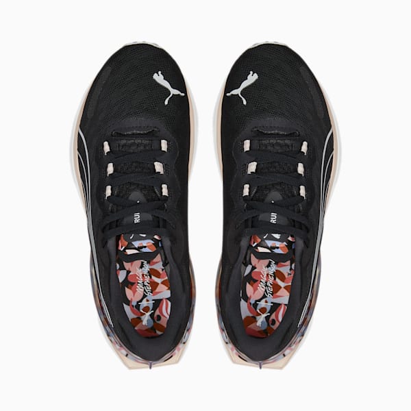 PUMA x MAGGIE STEPHENSON Run XX NITRO Women's Running Shoes, Puma Black-Cloud Pink-Arctic Ice