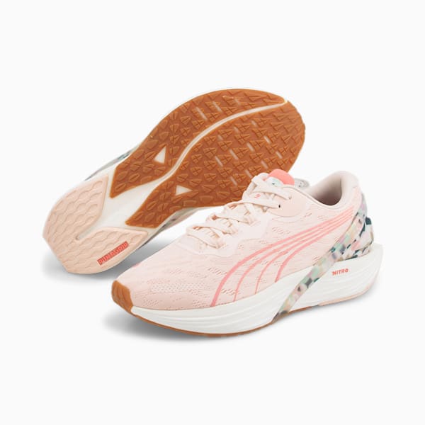 PUMA x MAGGIE STEPHENSON Run XX NITRO Women's Running Shoes, Cloud Pink-Carnation Pink