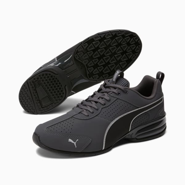 Tazon Advance Leather Men's Running Shoe, Asphalt-PUMA Black