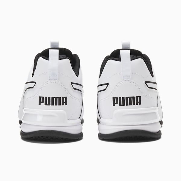 Chaussures de course Tazon Advance en cuir Homme, PUMA White-Puma Black, extralarge