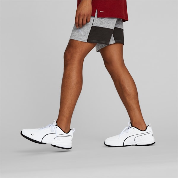 Chaussures de course Tazon Advance en cuir Homme, PUMA White-Puma Black, extralarge
