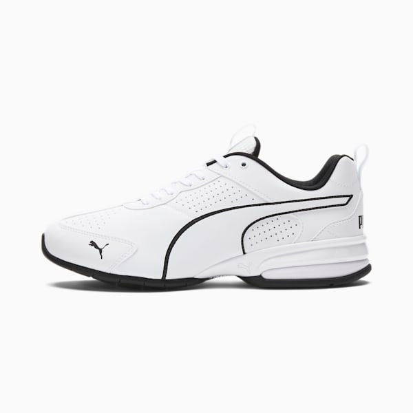 Chaussures de course Tazon Advance en cuir Homme, PUMA White-Puma Black, extralarge