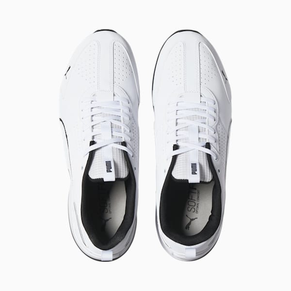 Buy PUMA White Synthetic Leather Mid Top Lace Up Mens Sport Shoes