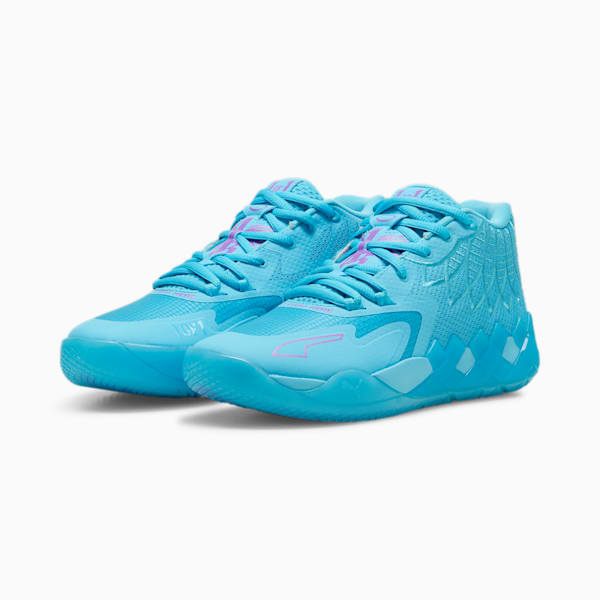 MB.01 Basketball Shoes, Bright Aqua-Purple Glimmer, extralarge-IND