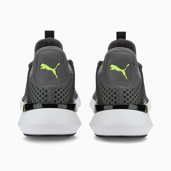 Tenis de entrenamiento Pure XT Fresh para hombre, CASTLEROCK-Puma Black-Lime Squeeze, extralarge