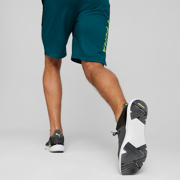 Pure XT Fresh Men's Training Shoes, CASTLEROCK-Puma Black-Lime Squeeze, extralarge-IND
