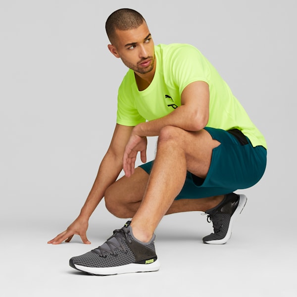 Pure XT Fresh Men's Training Shoes, CASTLEROCK-Puma Black-Lime Squeeze, extralarge-IND