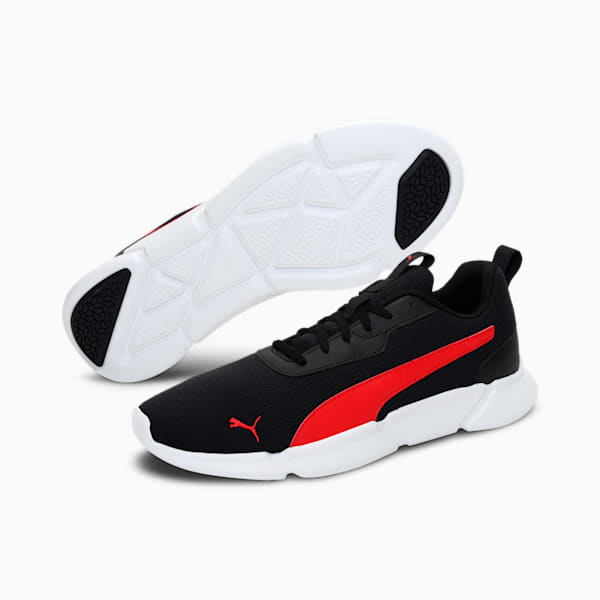 Flair 2 Running Shoes, Puma Black-High Risk Red, extralarge-IND
