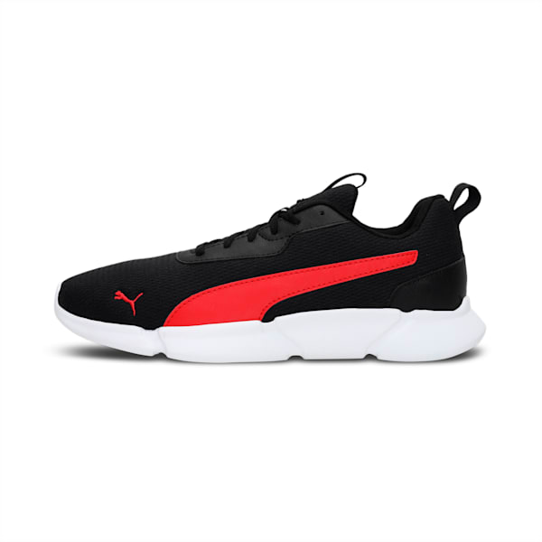 Flair 2 Unisex Running Shoes, Puma Black-High Risk Red, extralarge-IND
