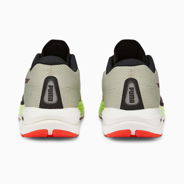 PUMA x FIRST MILE Velocity NITRO 2 Men's Running Shoes, Pebble Gray-Firelight-Puma Black, extralarge-IND