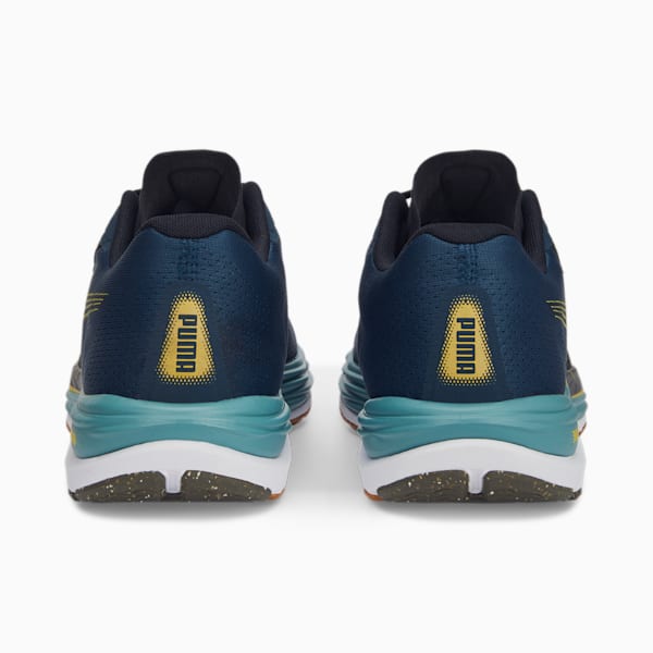 PUMA x FIRST MILE Velocity Nitro 2 Men's Running Shoes, Dark Night-Fresh Pear, extralarge-IND