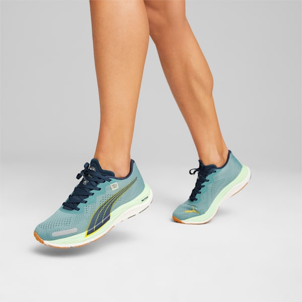 PUMA x FIRST MILE Velocity NITRO™ 2 Women's Running Shoes, Adriatic-Dark Night-Fresh Pear, extralarge
