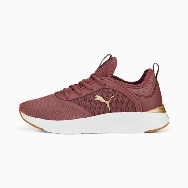 SOFTRIDE Ruby Better Women's Running Shoes, Wood Violet-PUMA Gold-PUMA White, extralarge-AUS