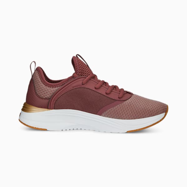 SOFTRIDE Ruby Better Women's Running Shoes, Wood Violet-PUMA Gold-PUMA White, extralarge-AUS