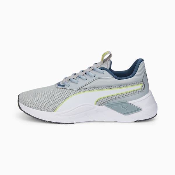 Lex Better Training Shoes Women, Platinum Gray-Light Lime, extralarge-IND