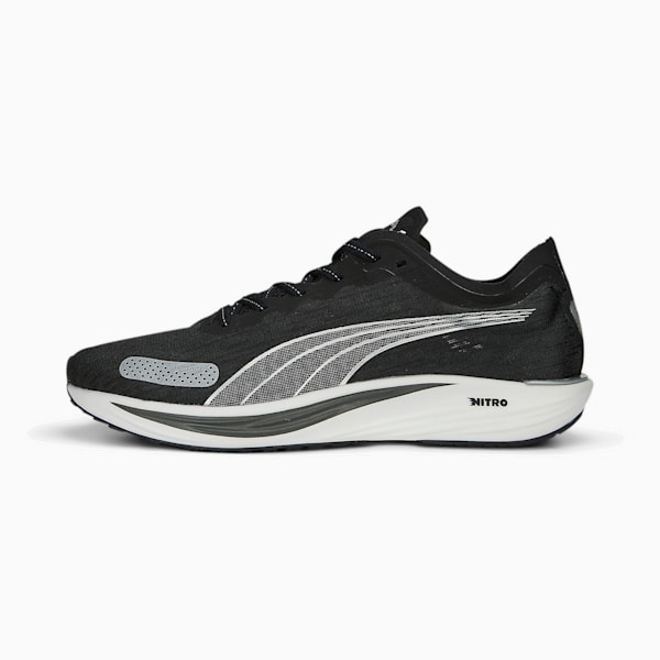 メンズ リベレイトニトロ 2 ランニングシューズ, PUMA Black-PUMA Silver, extralarge-JPN