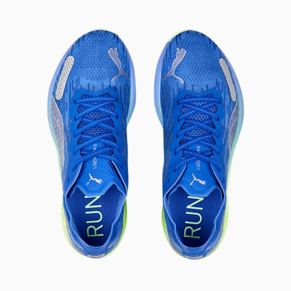 Liberate Nitro 2 Men's Running Shoes, Royal Sapphire-PUMA Silver-Fizzy Lime