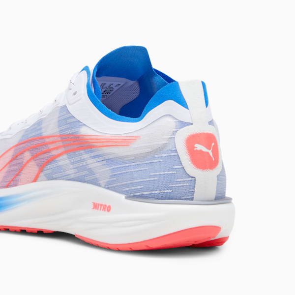 Tenis de correr para hombre Liberate NITRO 2, PUMA White-Ultra Blue-Fire Orchid, extralarge