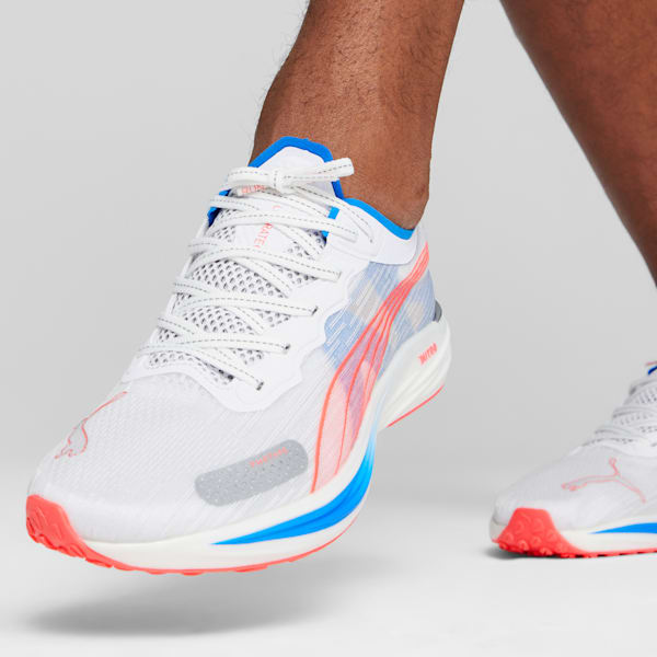 Tenis de correr para hombre Liberate NITRO 2, PUMA White-Ultra Blue-Fire Orchid, extralarge