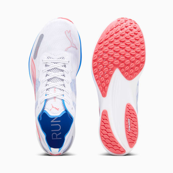 Tenis de correr para hombre Liberate NITRO 2, PUMA White-Ultra Blue-Fire Orchid, extralarge