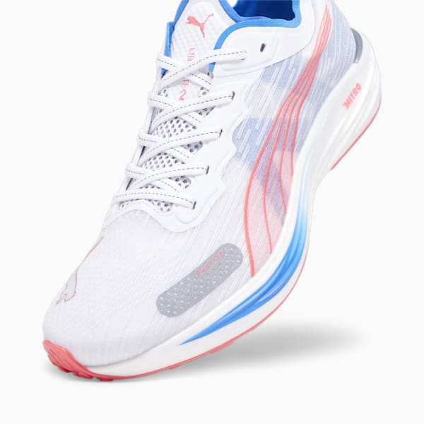 Liberate NITRO™ 2 Men's Running Shoes, PUMA White-Ultra Blue-Fire Orchid, extralarge-AUS