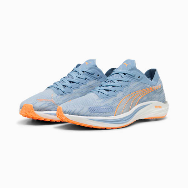 Tenis de correr para hombre Liberate NITRO 2, Zen Blue-Neon Citrus, extralarge