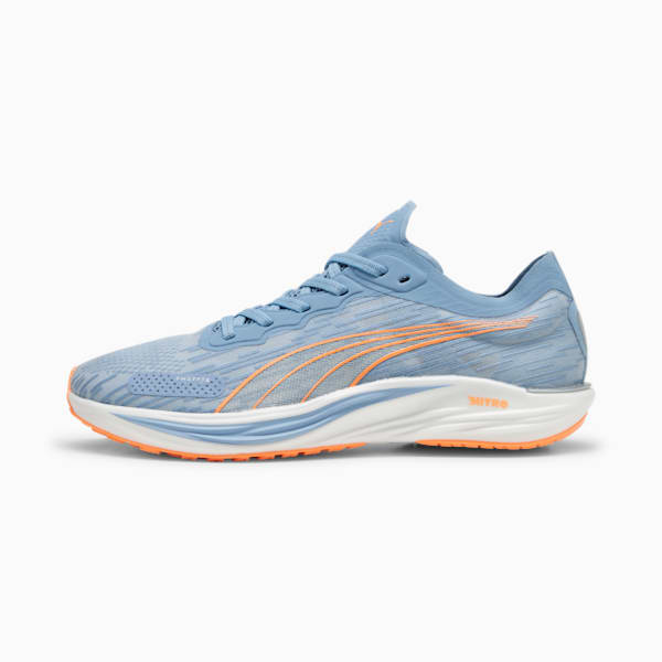 Tenis de correr para hombre Liberate NITRO 2, Zen Blue-Neon Citrus, extralarge