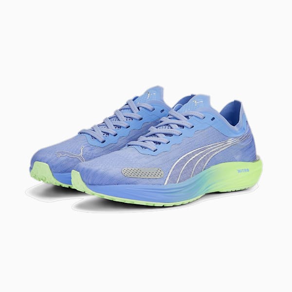 ウィメンズ リベレイトニトロ 2 ランニングシューズ, Elektro Purple-PUMA Silver-Fizzy Lime
