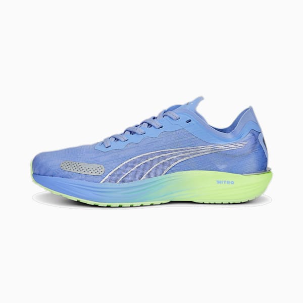 ウィメンズ リベレイト ニトロ 2 ランニングシューズ, Elektro Purple-PUMA Silver-Fizzy Lime, extralarge-JPN