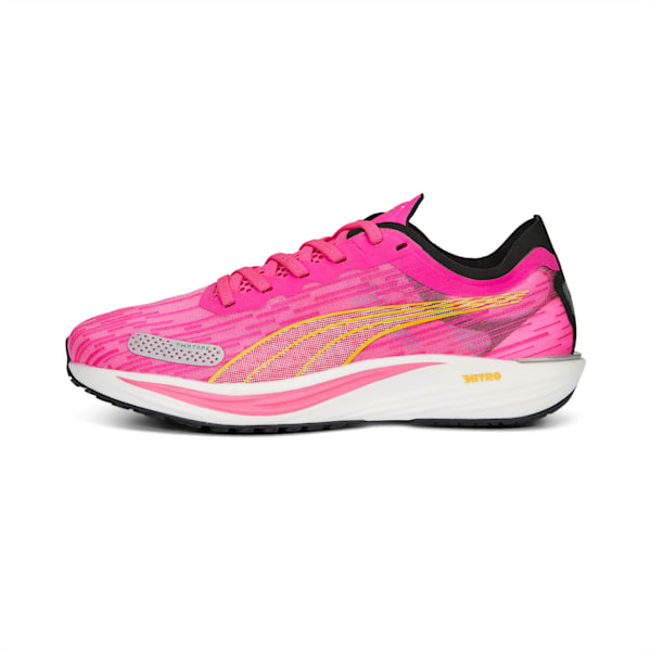 Liberate Nitro 2 Women's Running Shoes, Ravish-Fresh Pear-PUMA Silver, extralarge-IND