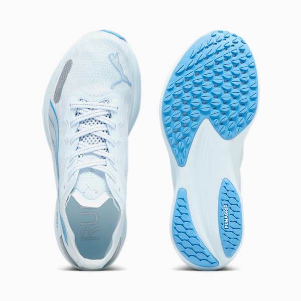 ウィメンズ リベレイト ニトロ 2 ランニングシューズ, Icy Blue-PUMA Silver-Regal Blue, extralarge-JPN