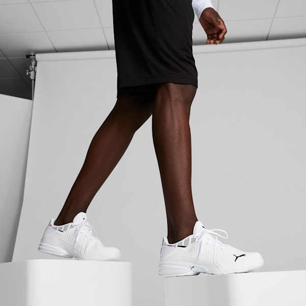 Viz Runner Repeat Men's Sneakers, Puma White-Puma Black, extralarge