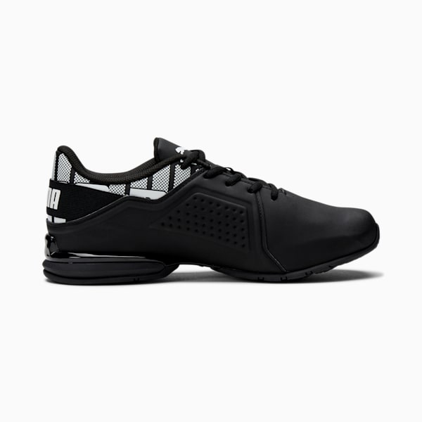 Viz Runner Repeat Men's Sneakers, Puma Black-Puma White, extralarge