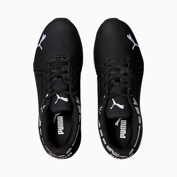 Chaussures de course à pied Viz Runner Repeat, homme, Puma Black-Puma White, extralarge