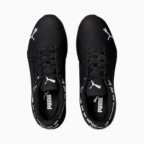 Viz Runner Repeat Men's Sneakers, Puma Black-Puma White, extralarge