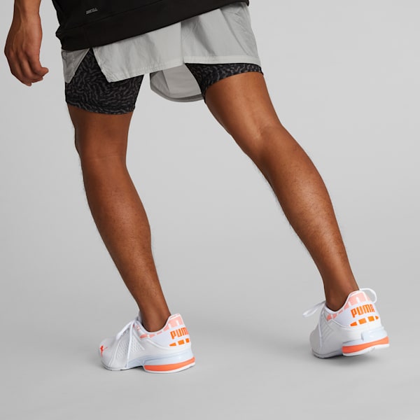 Viz Runner Repeat Men's Sneakers, PUMA White-Ultra Orange, extralarge