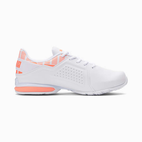 Viz Runner Repeat Men's Sneakers, PUMA White-Ultra Orange, extralarge