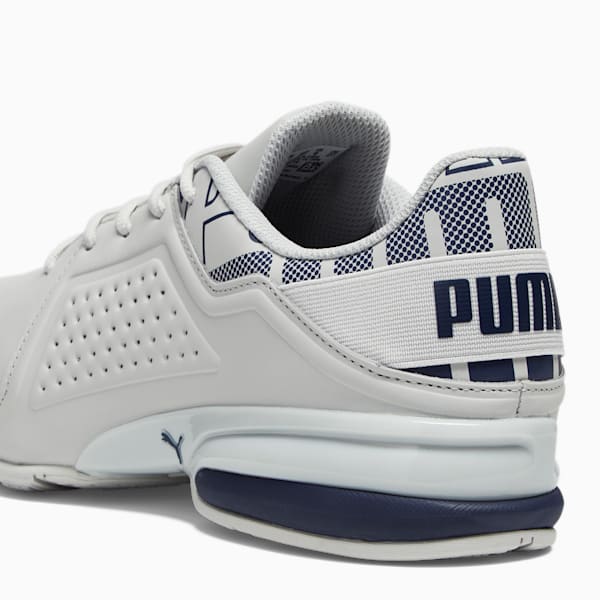 Viz Runner Repeat Men's Sneakers, Glacial Gray-PUMA Navy, extralarge