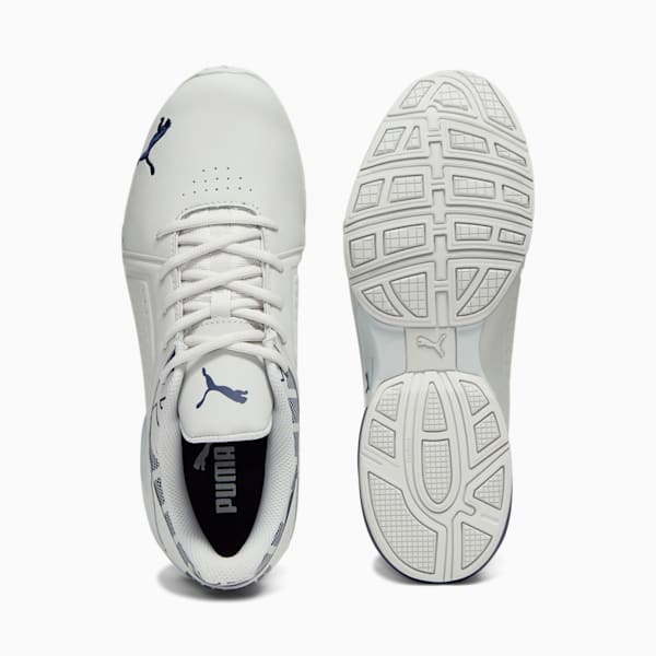 Viz Runner Repeat Men's Sneakers, Glacial Gray-PUMA Navy, extralarge