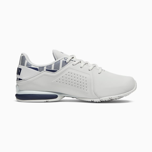 Viz Runner Repeat Men's Sneakers, Glacial Gray-PUMA Navy, extralarge
