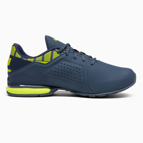 Chaussures de course à pied Viz Runner Repeat, homme, Club Navy-Lime Sheen, extralarge