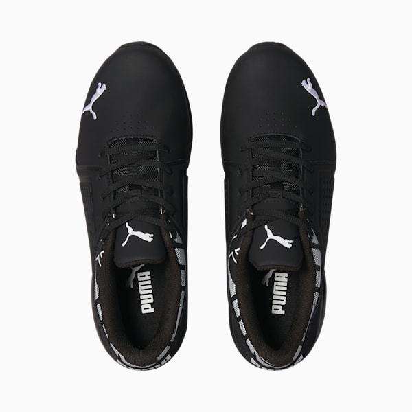 Chaussures de course à pied larges Viz Runner Repeat Homme, Puma Black-Puma White, extralarge