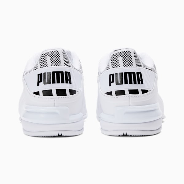 Tenis de running para hombre Viz Runner Repeat Wide, PUMA White-PUMA Black, extralarge