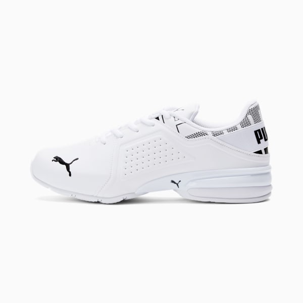 Tenis de running para hombre Viz Runner Repeat Wide, PUMA White-PUMA Black, extralarge