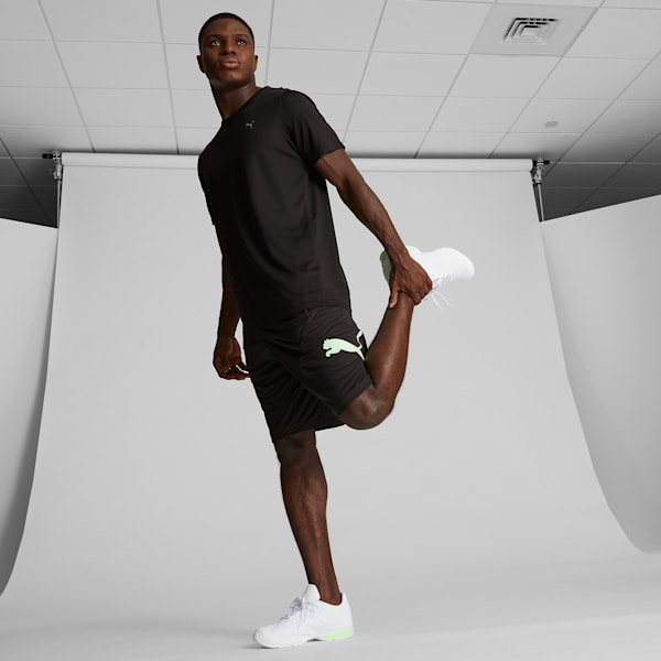 Tenis de running para hombre Viz Runner Repeat Wide, PUMA White-Speed Green, extralarge