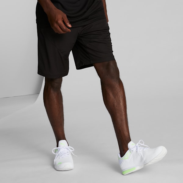 Tenis de running para hombre Viz Runner Repeat Wide, PUMA White-Speed Green, extralarge