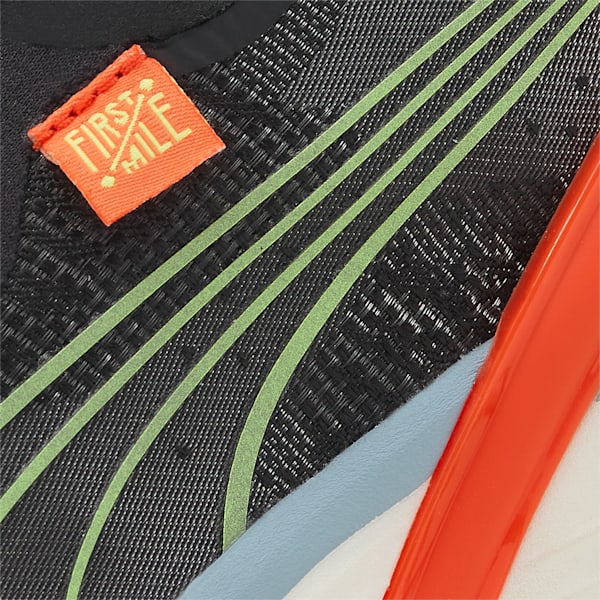 PUMA x FIRST MILE Run XX NITRO™ Women's Running Shoes, Puma Black-Blue Wash-Fizzy Apple, extralarge-IND