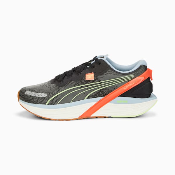 PUMA x FIRST MILE Run XX NITRO™ Women's Running Shoes, Puma Black-Blue Wash-Fizzy Apple, extralarge-IND