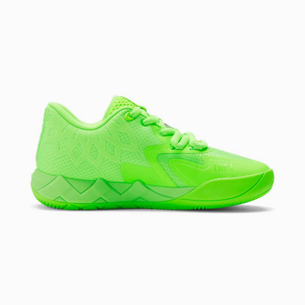 PUMA x LAMELO BALL MB.01 Lo Big Kids' Basketball Shoes, Green Gecko-CASTLEROCK, extralarge