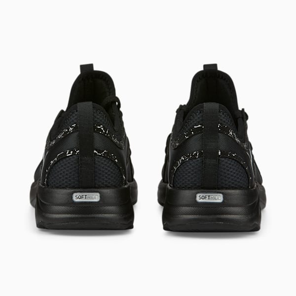 ウィメンズ ソフトライド ソフィア マーブル ランニングシューズ, Puma Black-Metallic Silver, extralarge-JPN